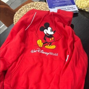 Disney Red Mickey Mouse Hoodie